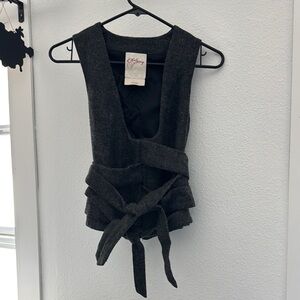 Grey Women's Strappy Vest